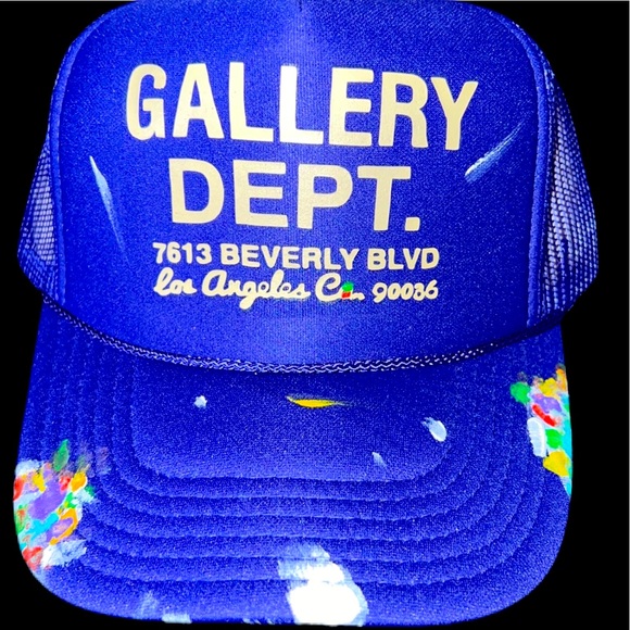 None Accessories Custom Inspired Gallery Dept Paint Trucker Hat